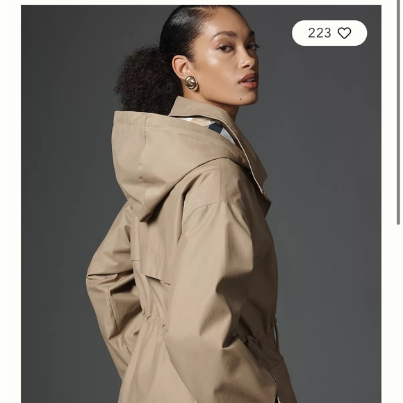 Barbour Classic Tan Trench Coat - Picture 4 of 4